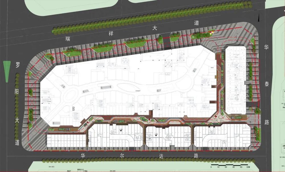  中星志成丨瑞安新城吾悦广场景观设计 景观设计 丨中国浙江-8