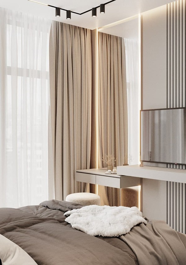 100㎡浅色系公寓 明亮舒适的现代感-35