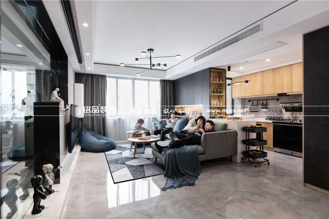 杭州花园岗 112 方现代北欧风,全屋定制打造舒适生活空间-45