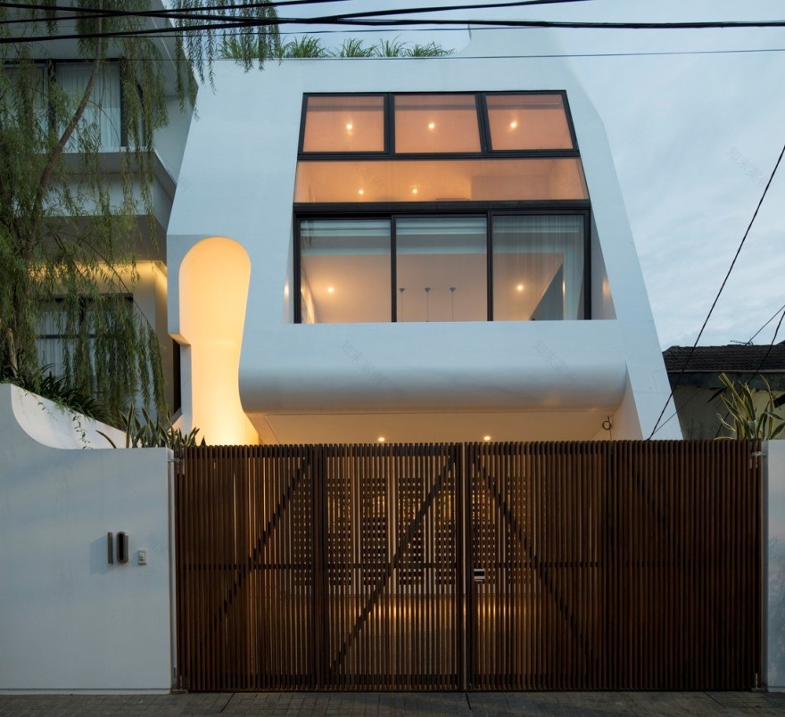 雅加达哈里曼住宅 | 艺术气息与自然共融的设计-5