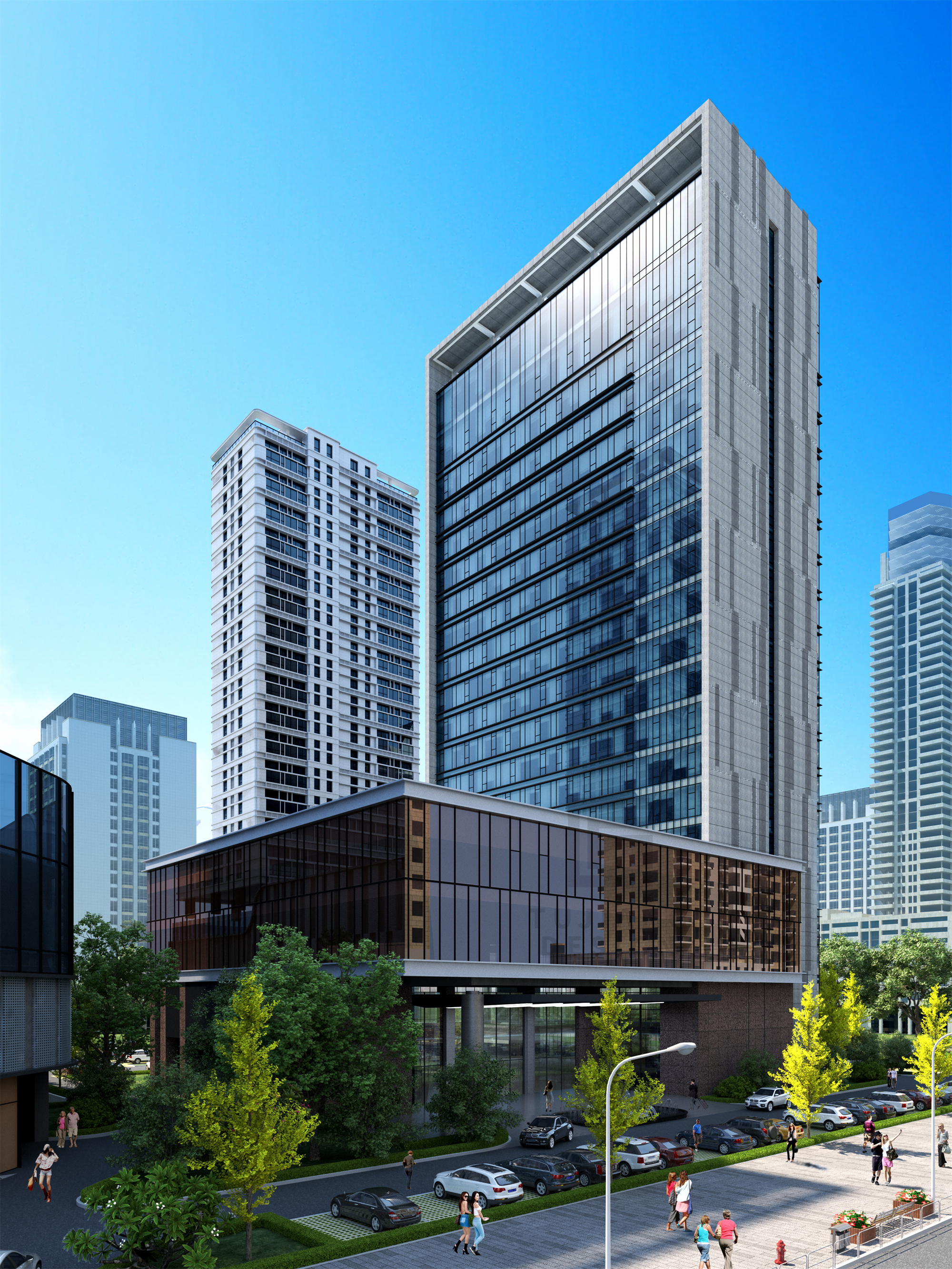 建筑透视感很强-0