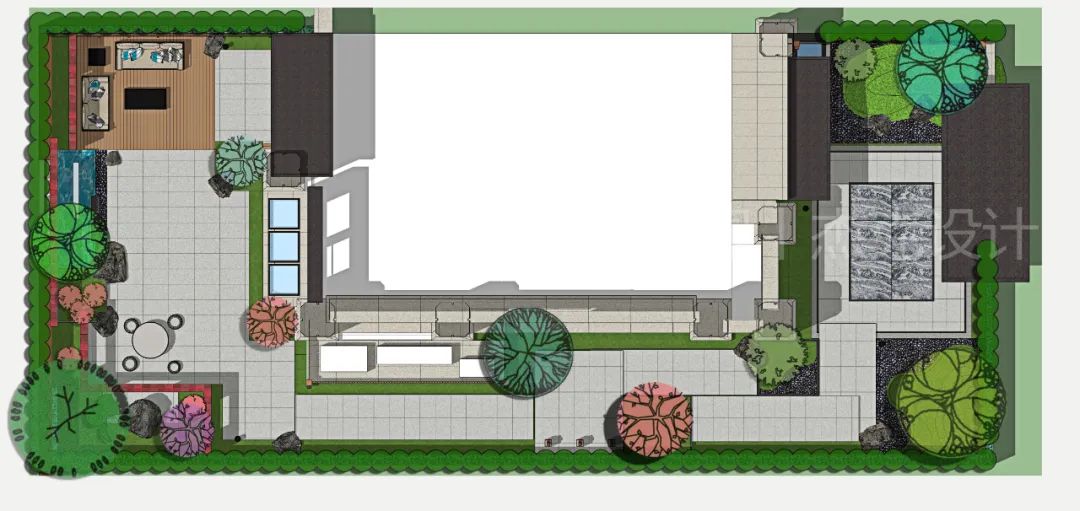 一庭一院一世界 · 正弘瓴的极简庭院设计丨【壹匠造园】-4