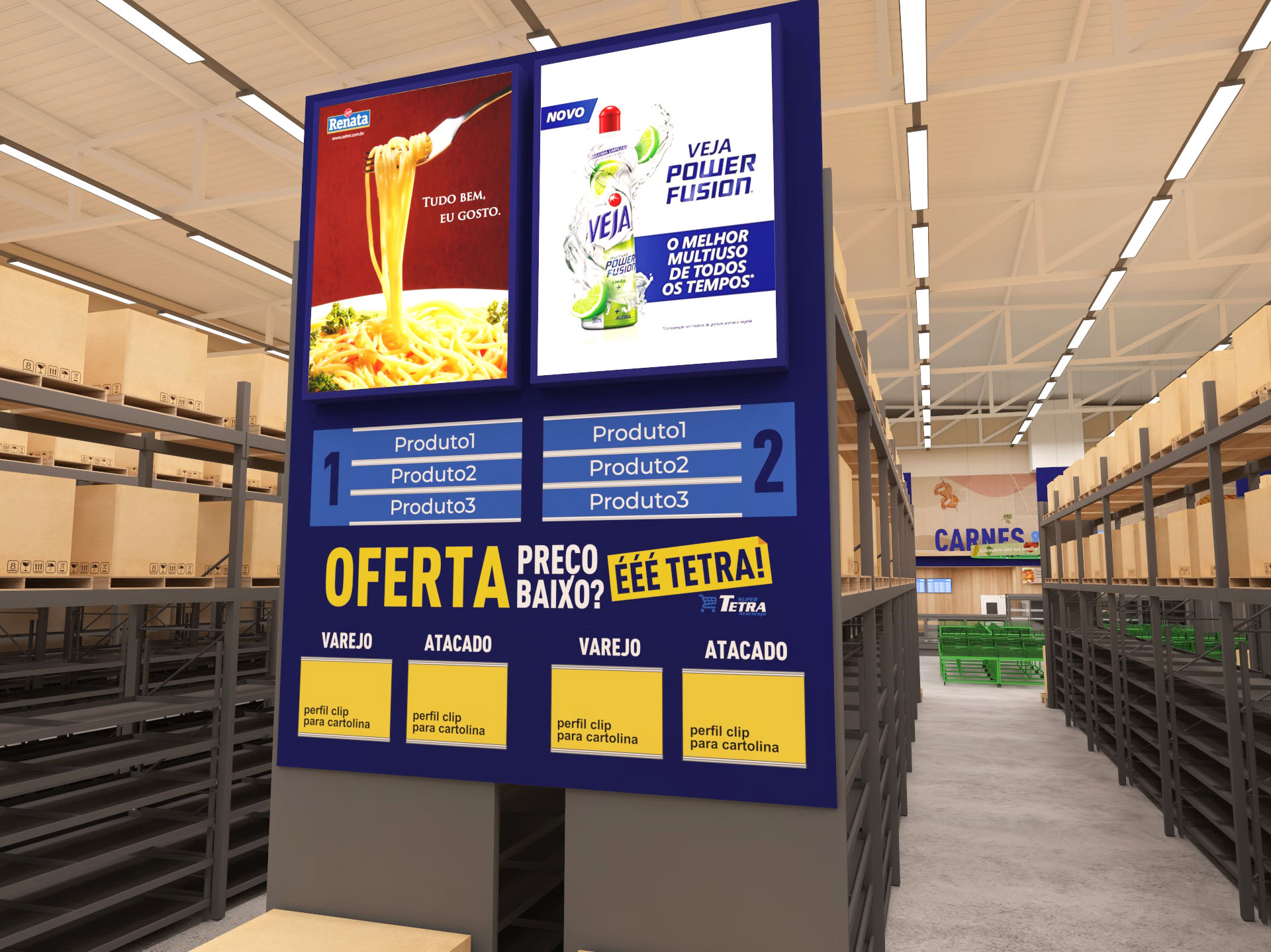 Tetra Supermarket Signage / Comunicação Visual-5