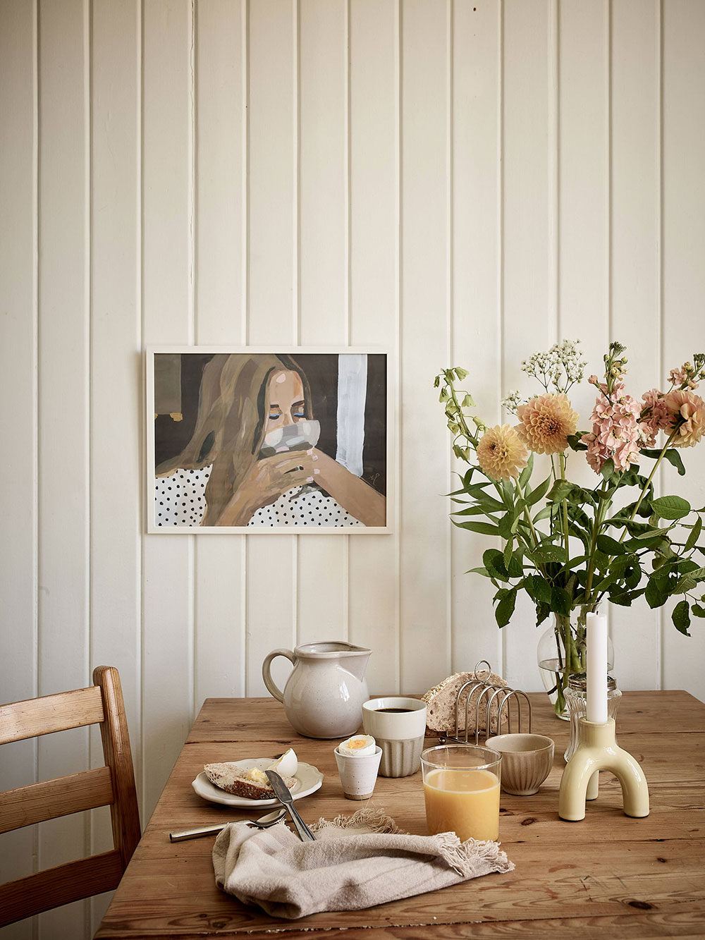 瑞典 60 平米温馨公寓，丰富纺织品打造舒适氛围-11