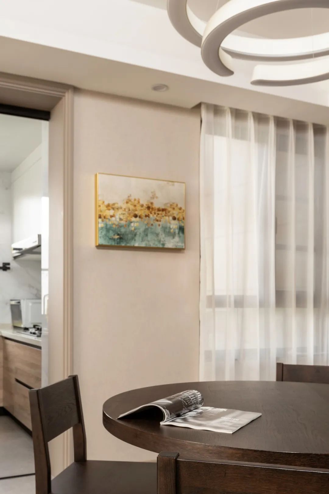 雅盛·城市嘉园 | 现代简约三居室，定制原木柜体构建温暖氛围-38