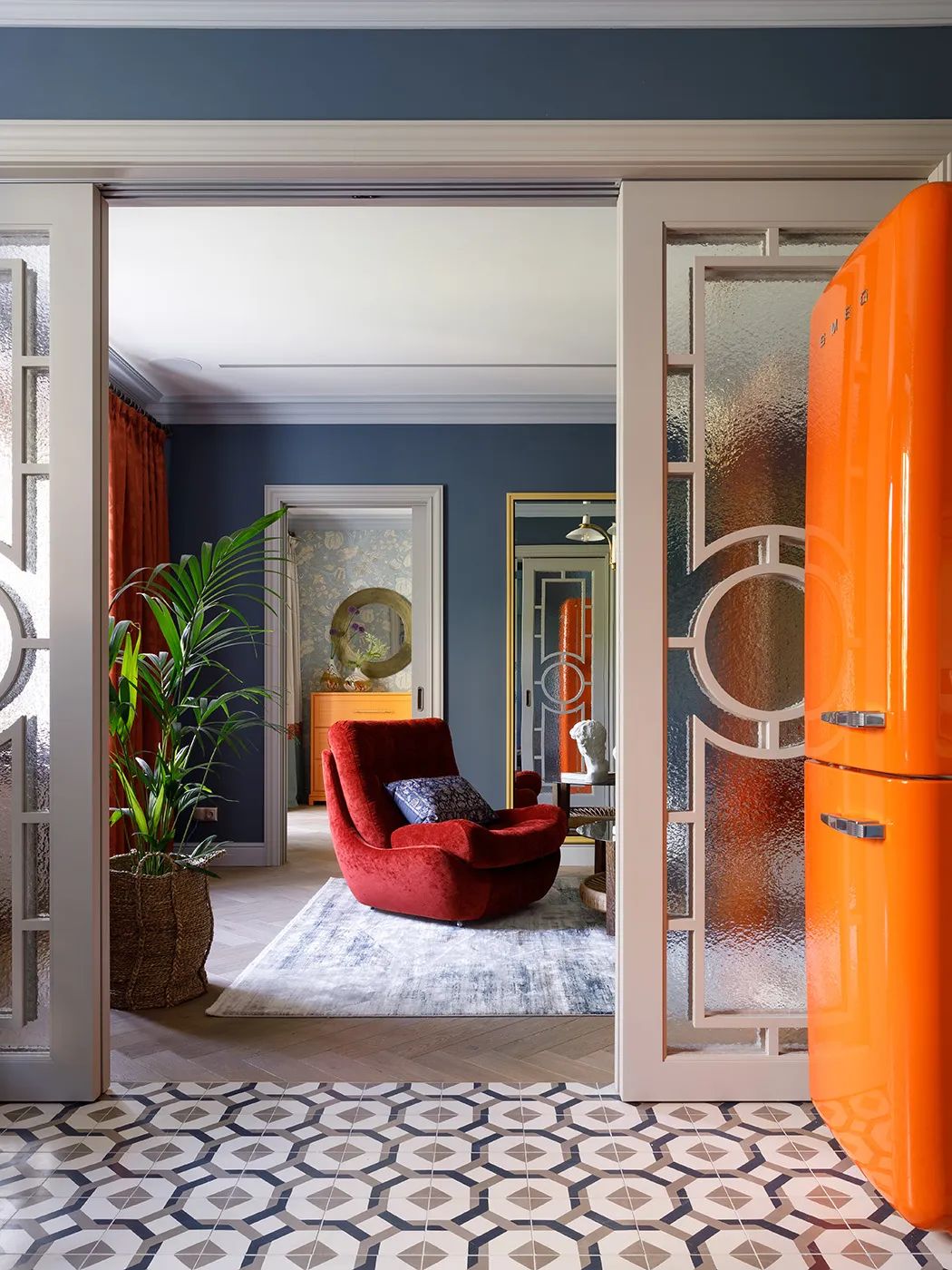 复古色彩小宅丨Marina Mikheeva-17