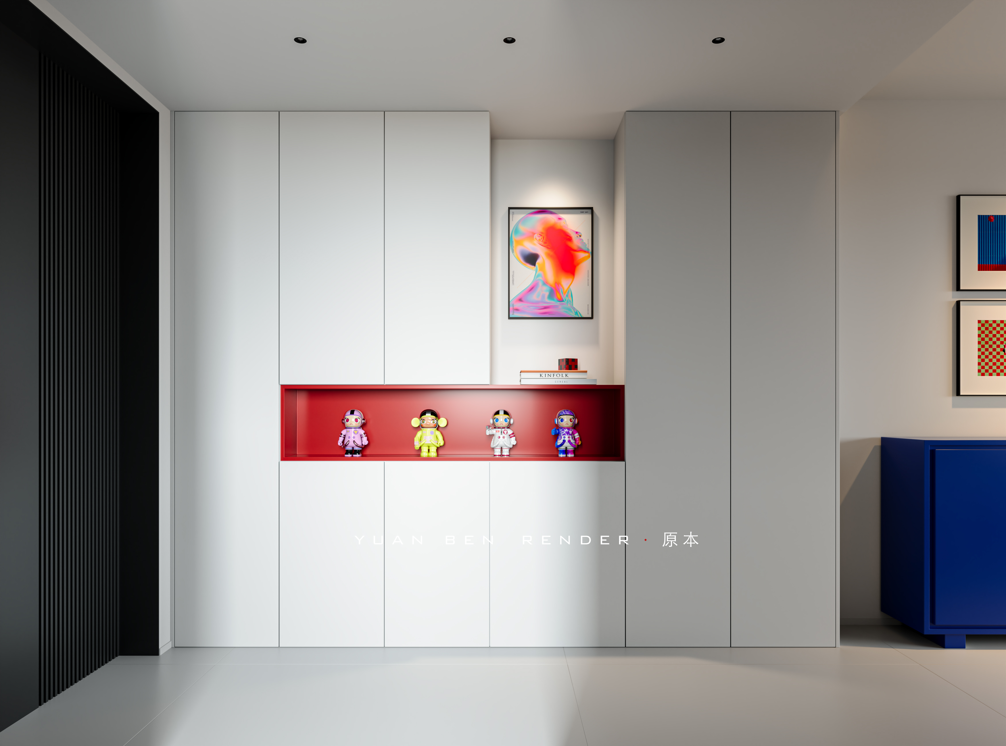 五彩斑斓的公区渲染-7