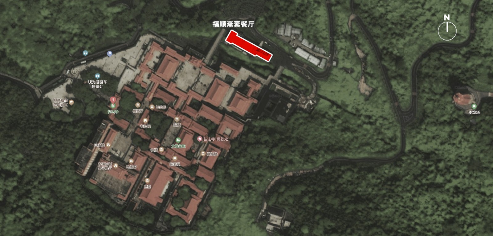 深圳弘法寺福顺斋素食餐厅丨中国深圳丨上海善祥建筑设计有限公司-116