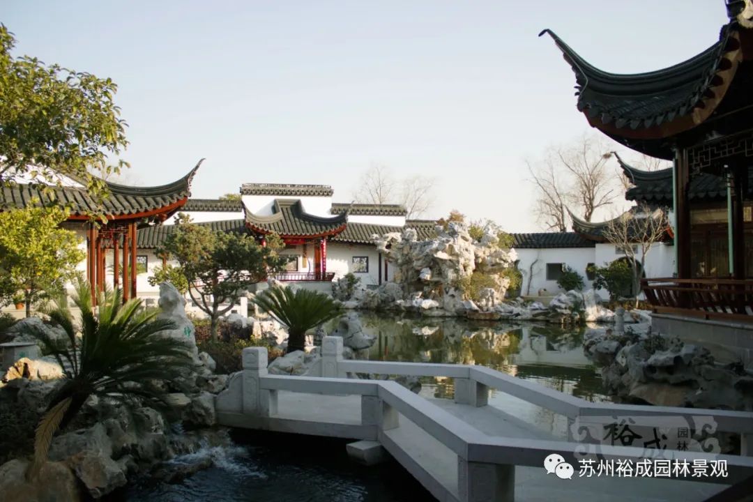 苏式园林设计丨中国泰州丨苏州裕成园林-8