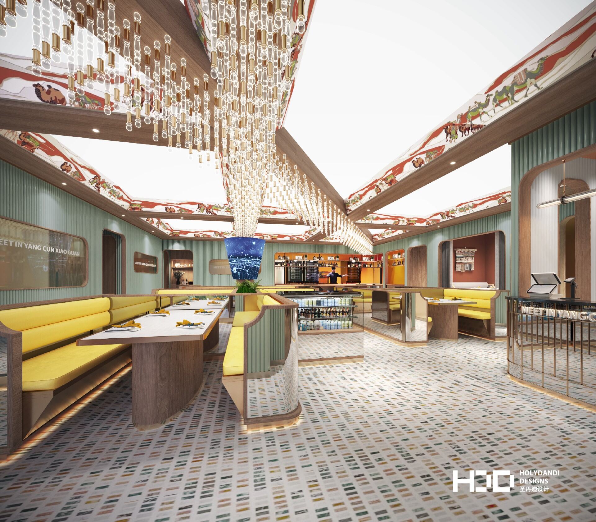 餐厅设计|羊村小馆·风尚店-2