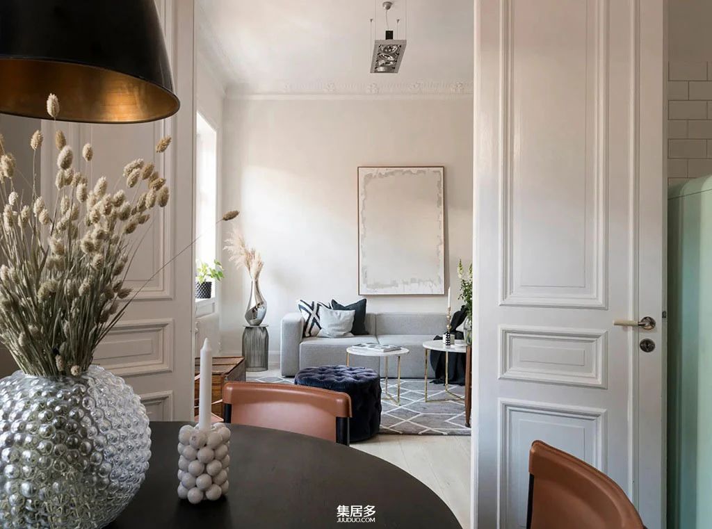 斯德哥尔摩时尚公寓设计丨瑞典斯德哥尔摩-0