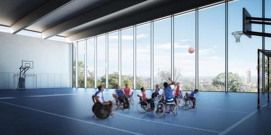 教育康复一体化 | 巴西 IPA 中央校园与体育康复中心设计-10