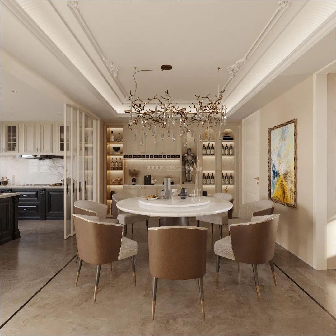 未来城 460m²欧式轻奢别墅丨绅潼设计工作室-26