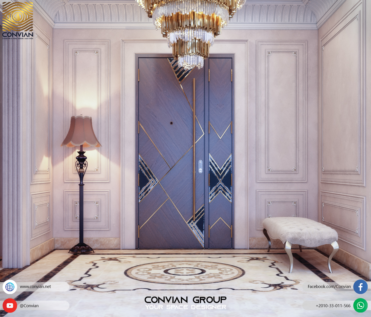 Neo-Classic Villa Reception-9