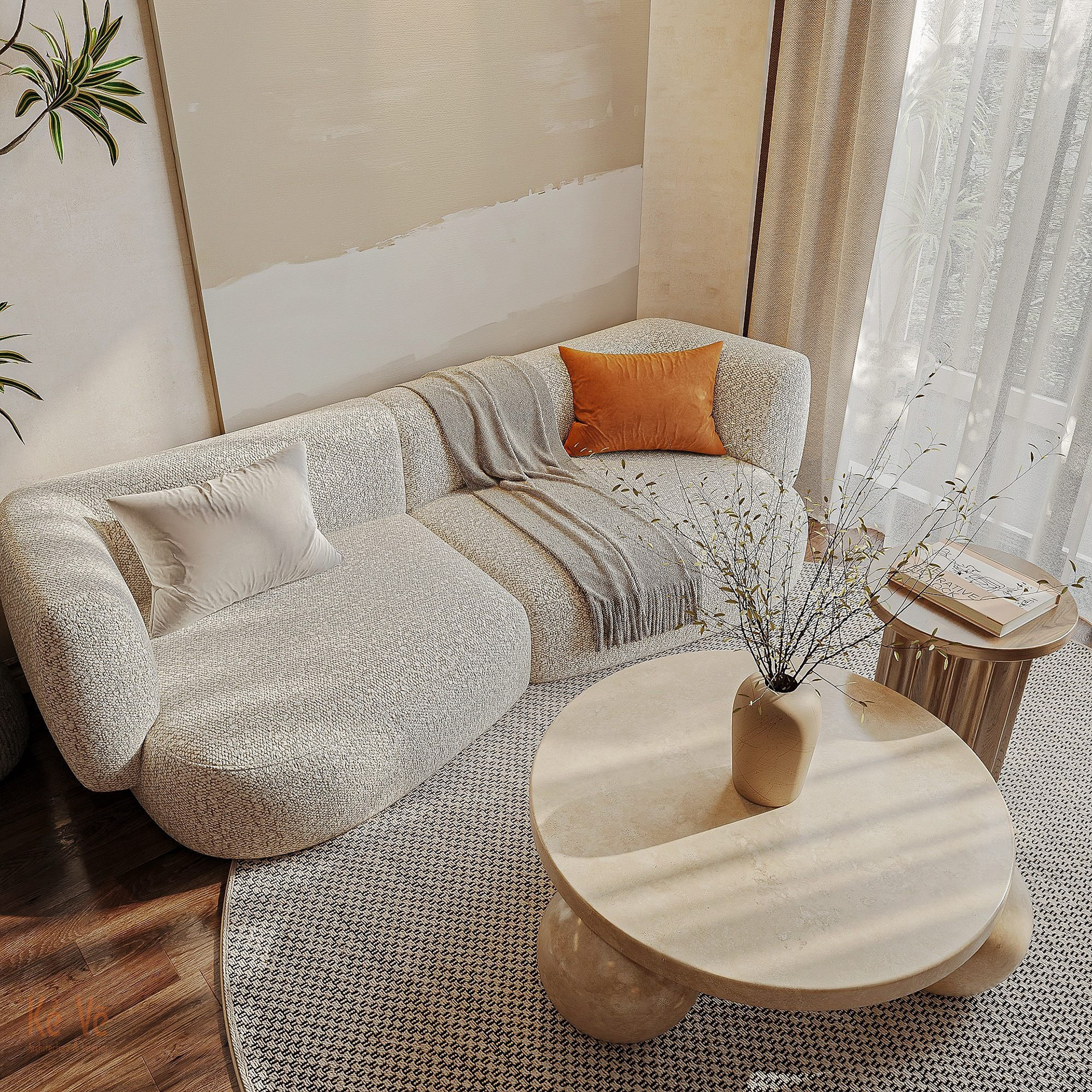 LandmarkOnsen  Ms Giang 公寓室内设计丨越南河内丨Kẻ Vẽ interior-11