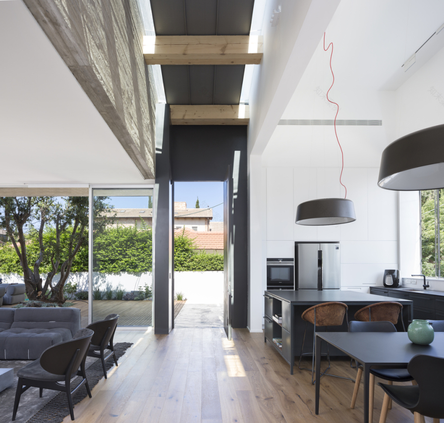 以色列水畔石山现代别墅-34