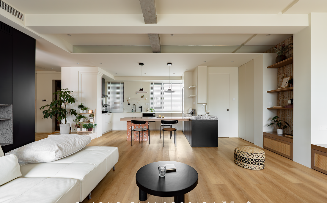 100㎡的独处自由，把三间卧室变成客餐厅-12