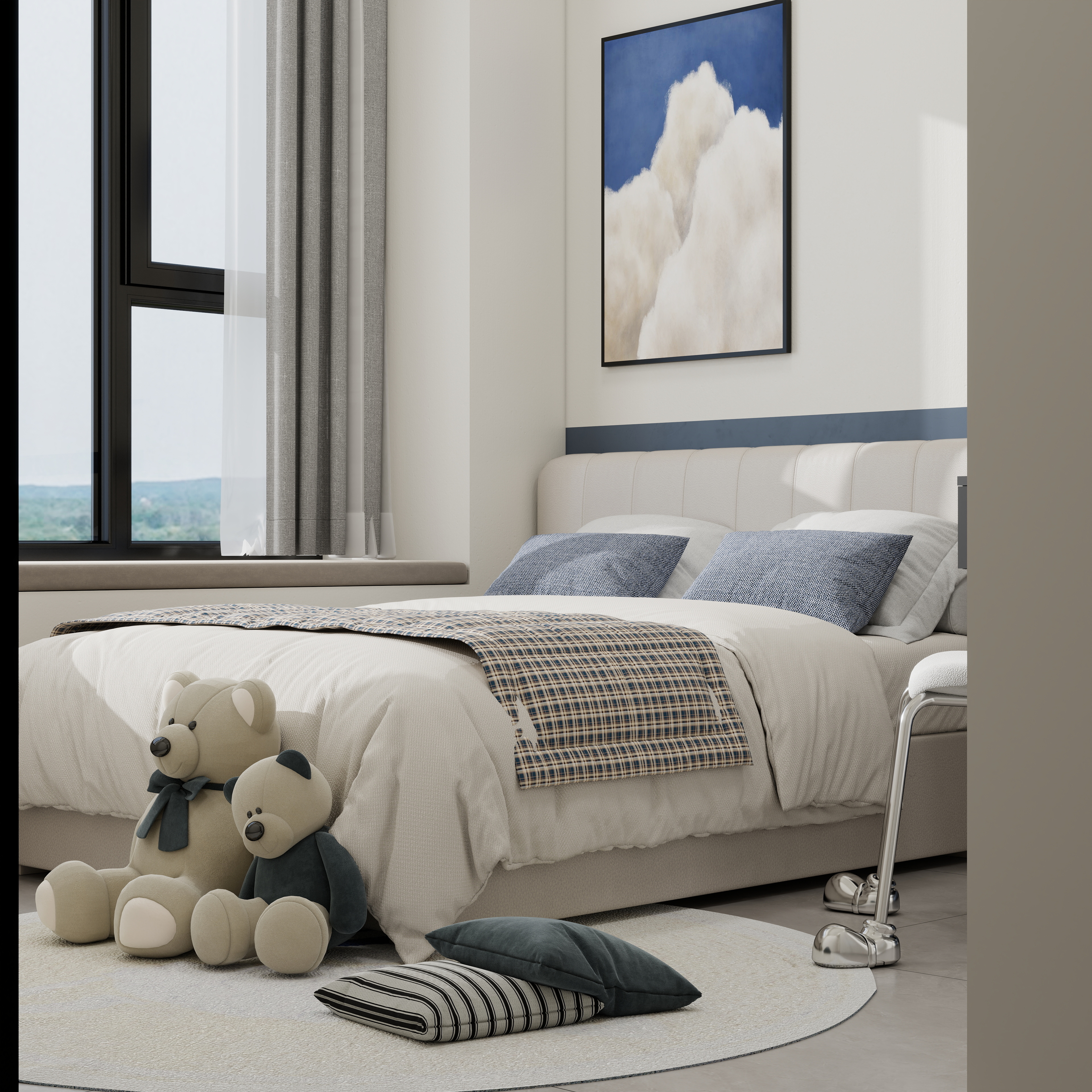 《天河学区房·时光叠影》中古风混搭家居设计丨中国广州丨广州市至雅设计装饰工程有限公司-44