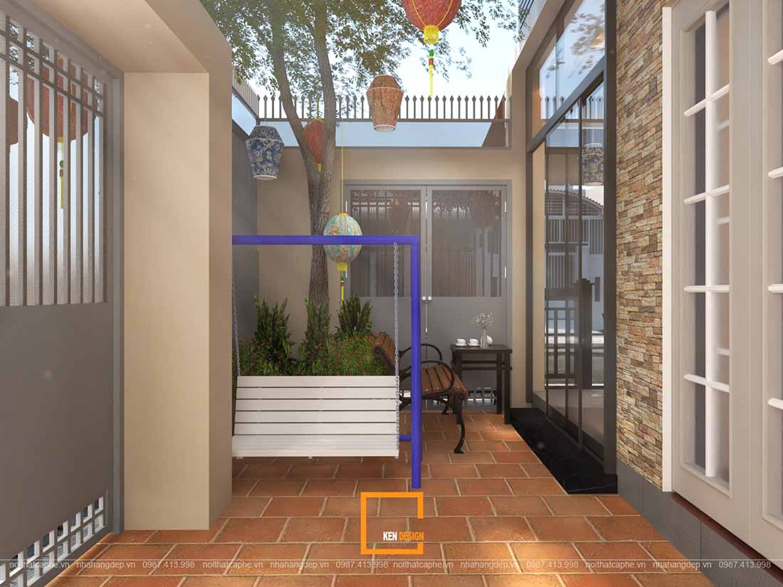 Cafe Yên翻新设计丨越南河内丨Ken Design-25