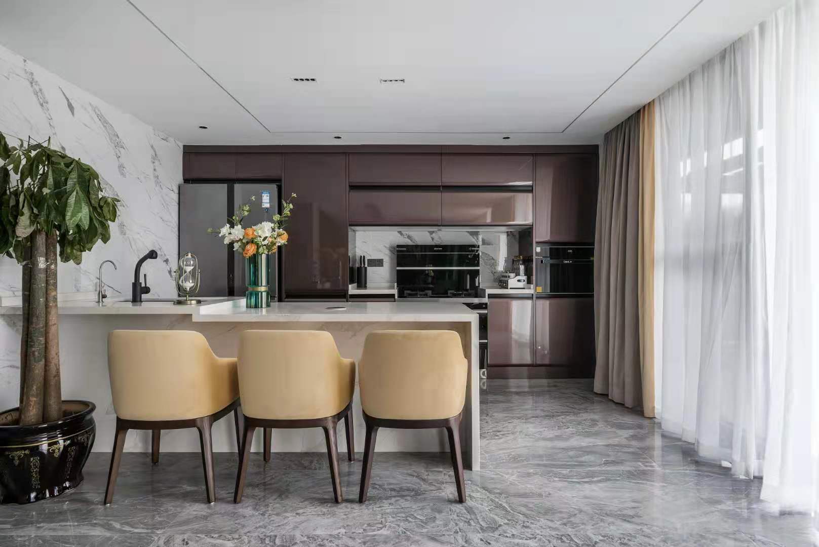 现代黑白灰下的温馨居所丨中国遵义丨陈国民设计团队-17