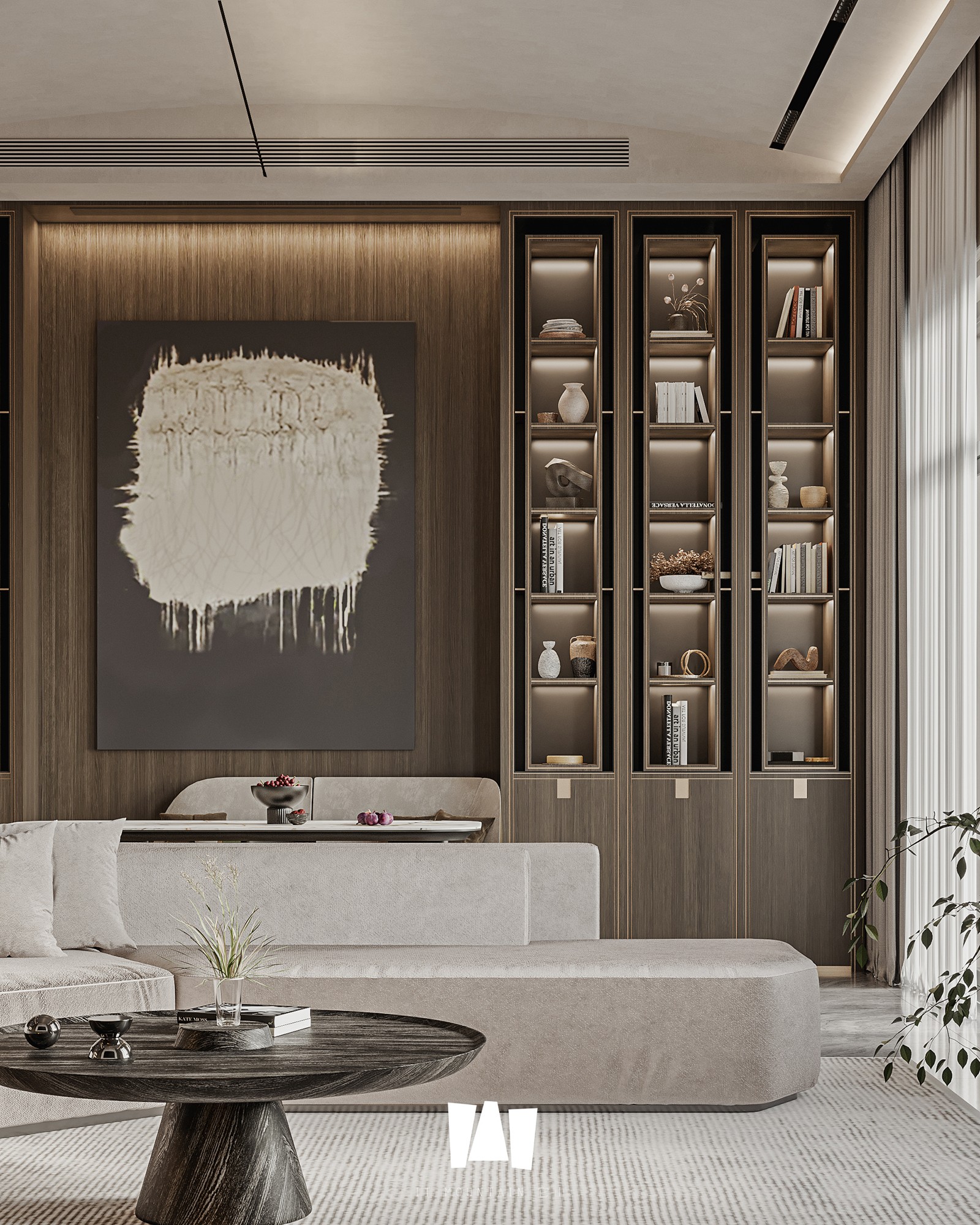 自然温馨的错层空间设计丨它山空间设计-12