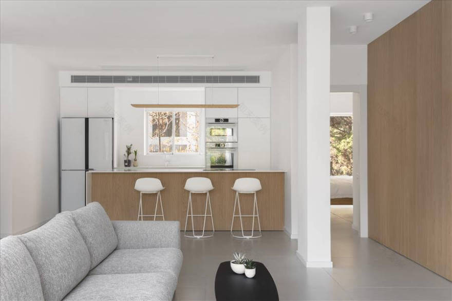 大城市度假公寓翻新丨以色列特拉维夫丨室内设计师塔米·潘潘尔·申卡尔-27