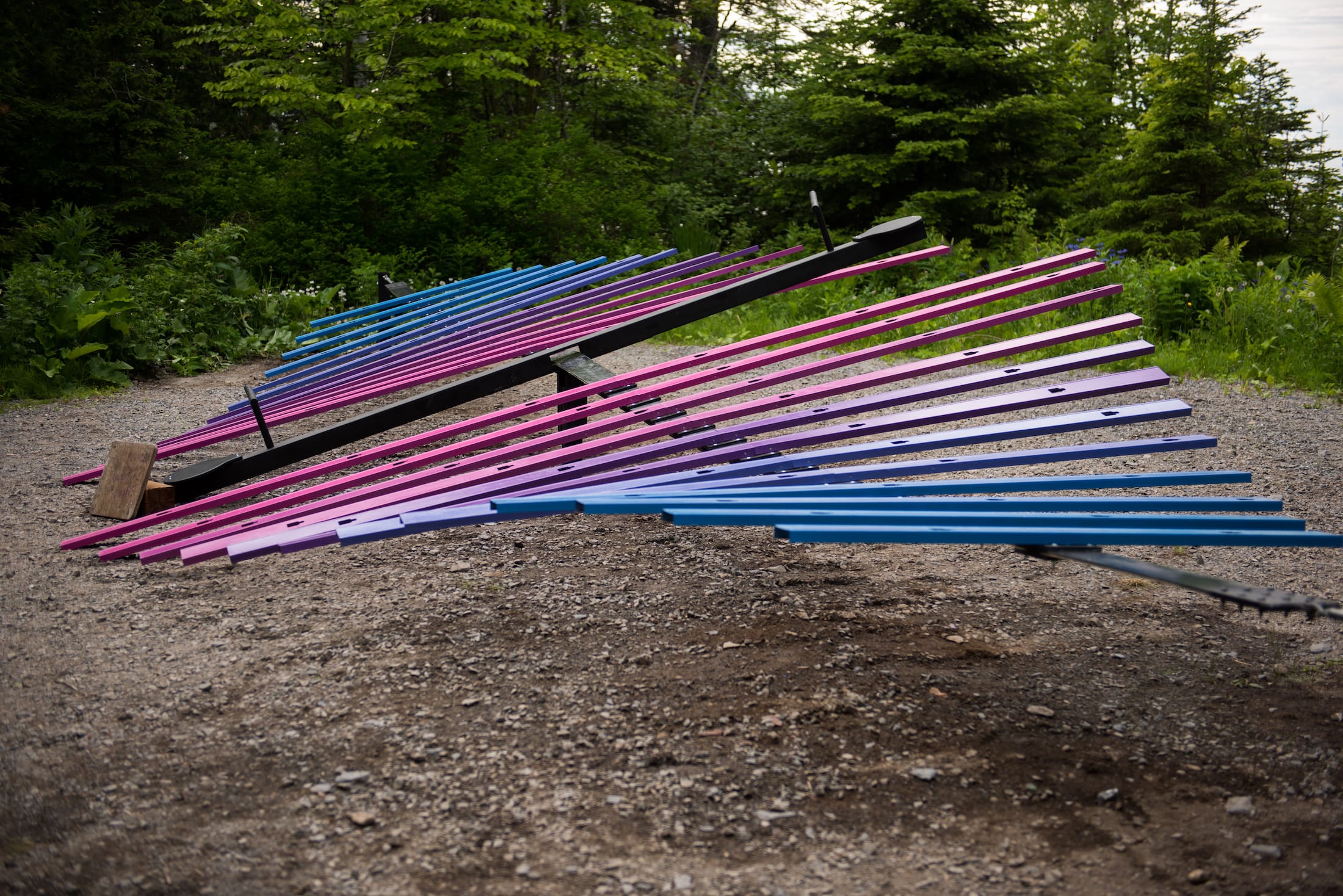 2019 加拿大国际花园节 | 彩色“岩石”结构装置引人入胜-61