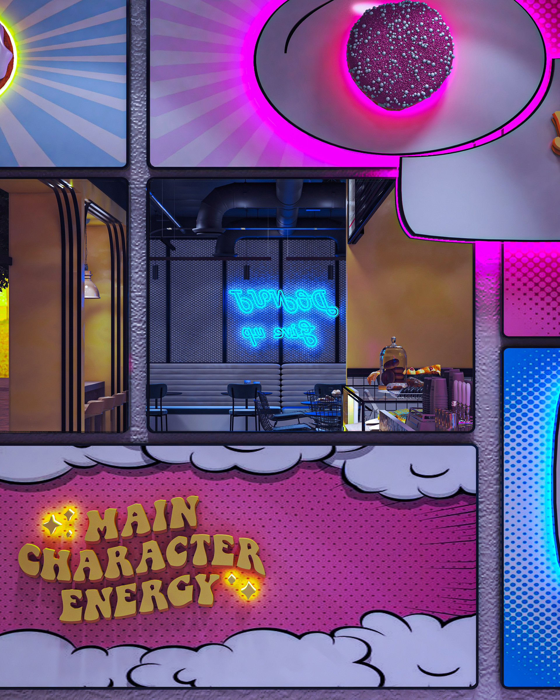 漫画书店甜甜圈店-3