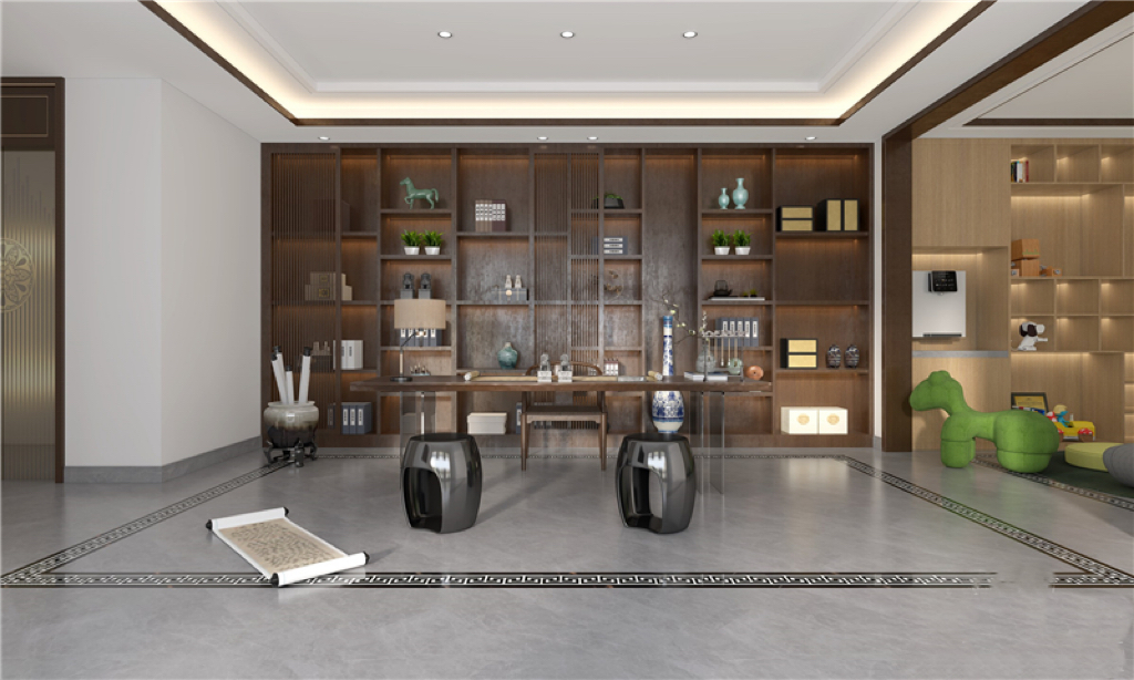 新中式·300 平米常州得园别墅装修案例丨中国常州-5