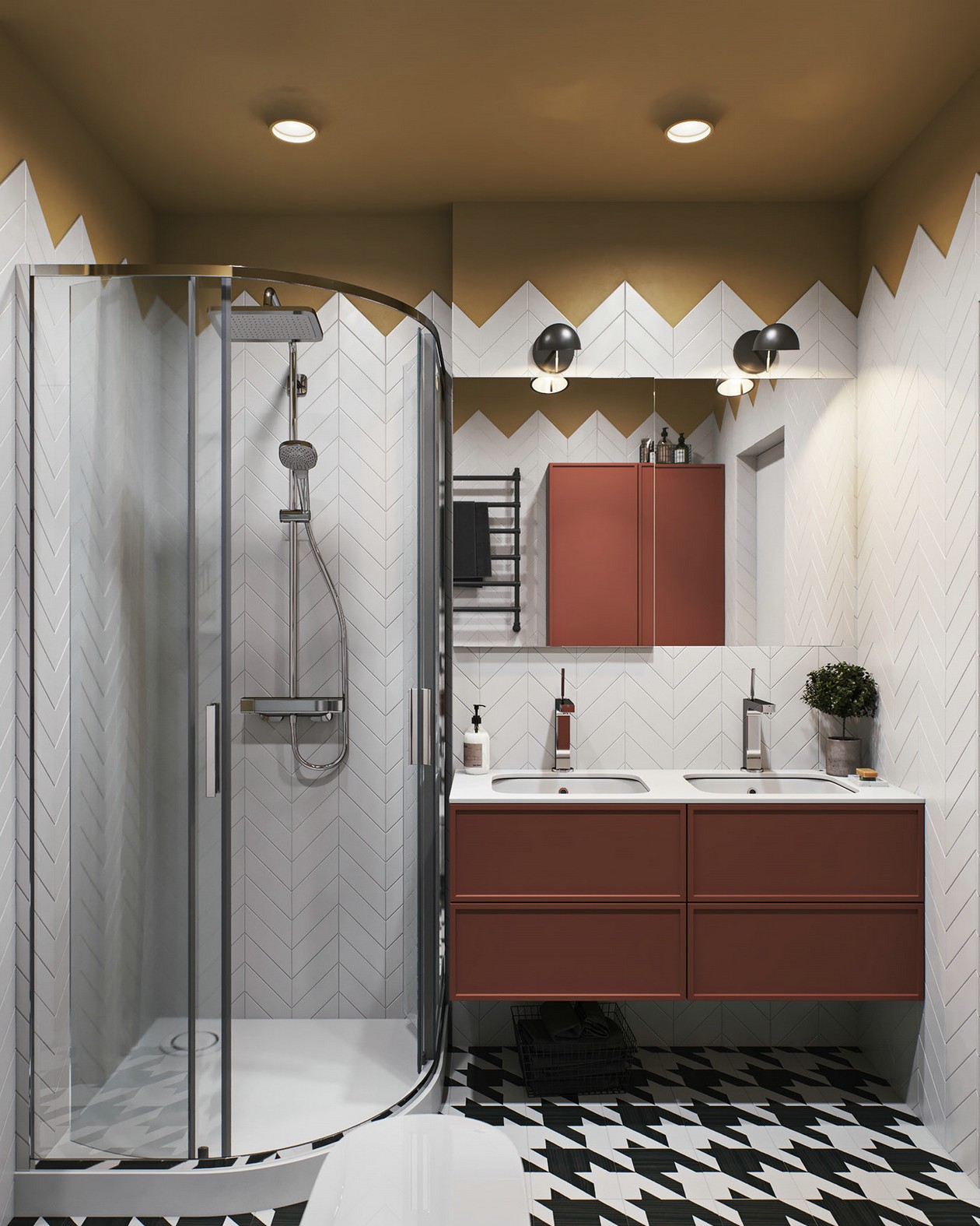 97㎡混搭 风色彩丰富，布局大胆-29