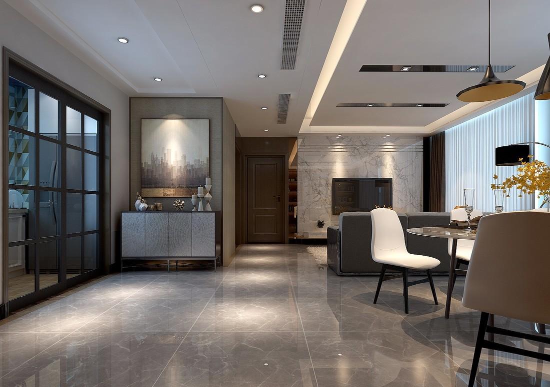 济南万泰装饰百步亭 170 平现代轻奢案例-8