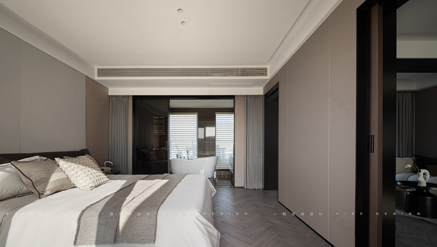 风随影动,黑白写意水墨画之居-30