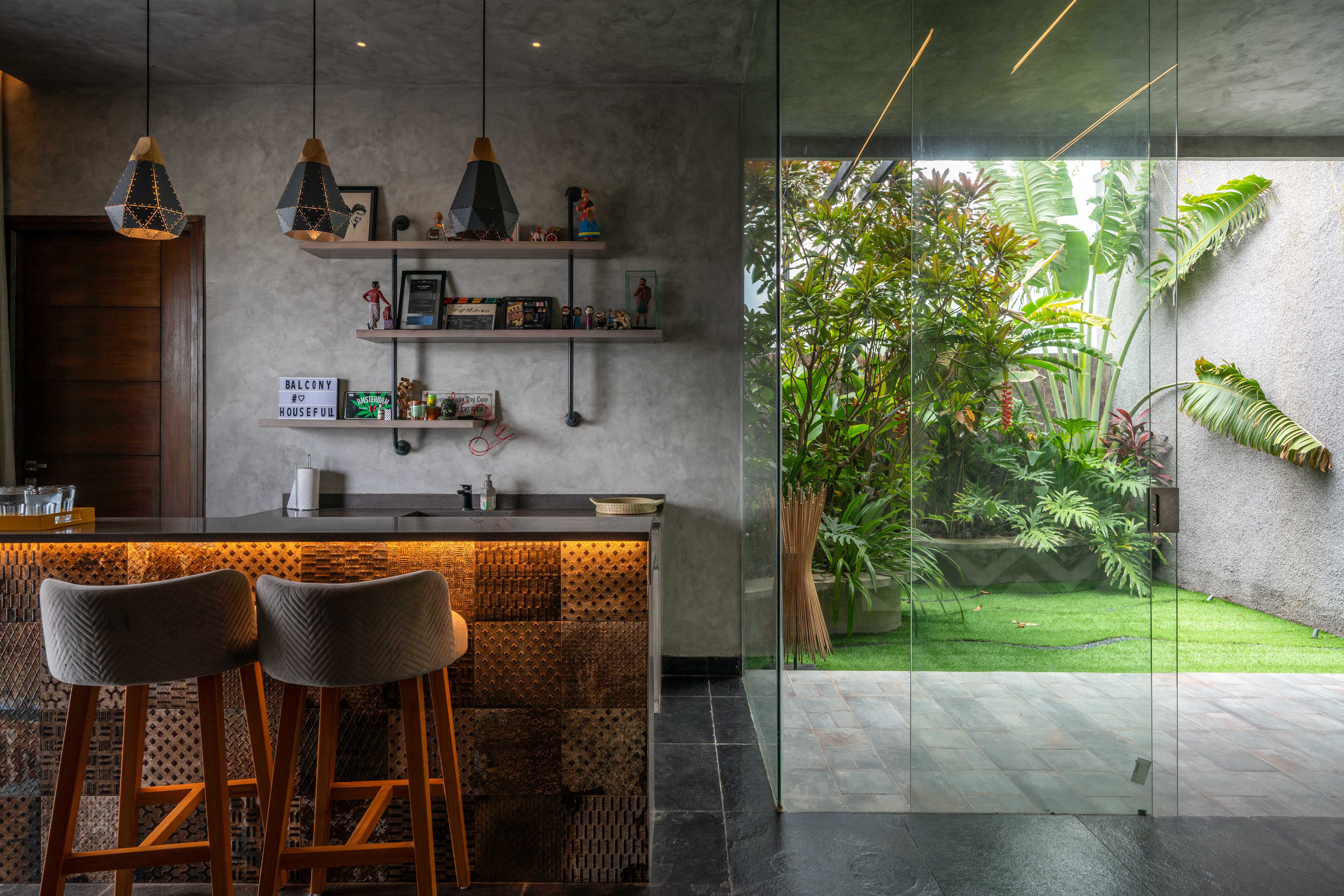 印度演员 Tollywood 的景观阳台住宅丨The Pinewood Studio-2