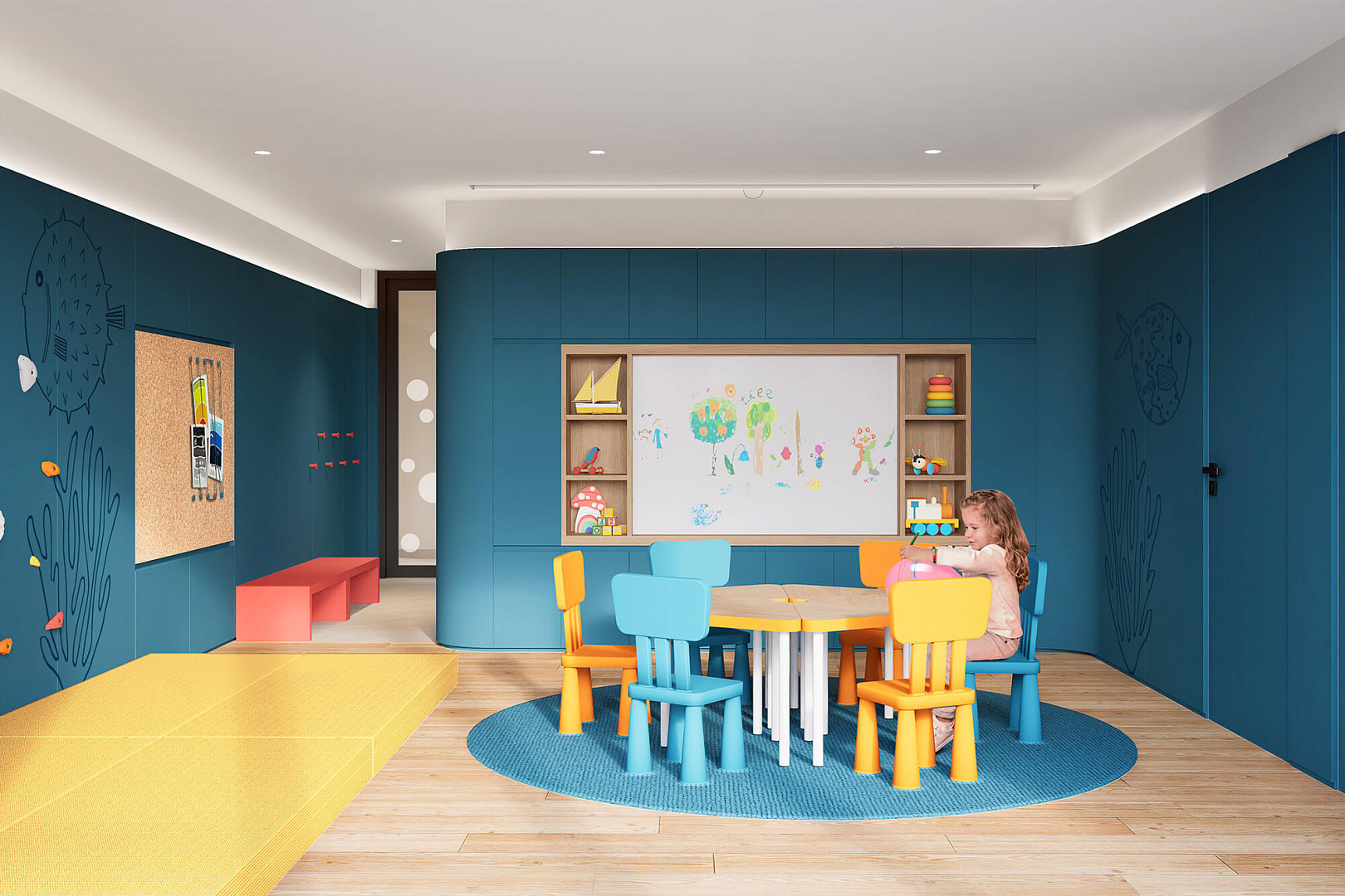 Tivat Residence公寓公共区域室内设计丨Project建筑事务所-22