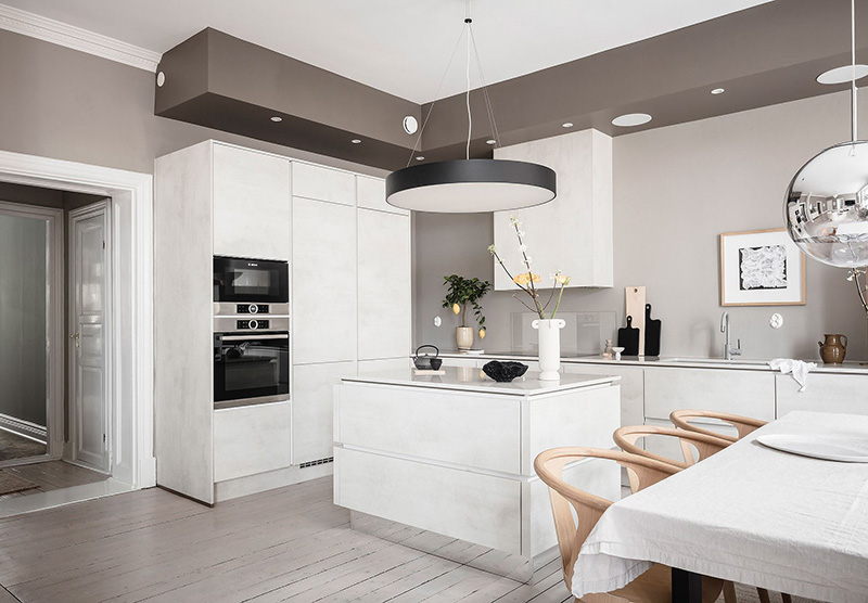 哥德堡鼓舞人心的宽敞米色公寓-9