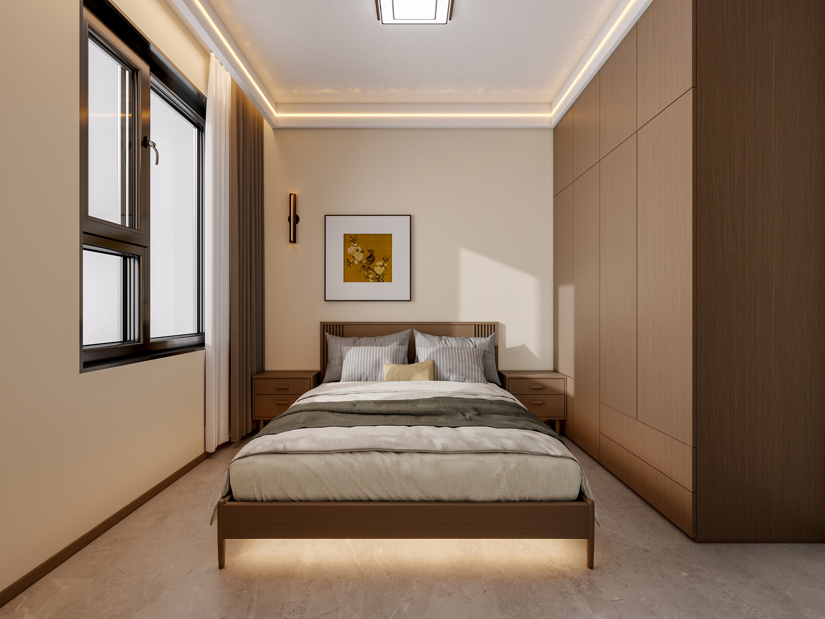 四川岳池香水湾（116平方简约中式三居室）-30