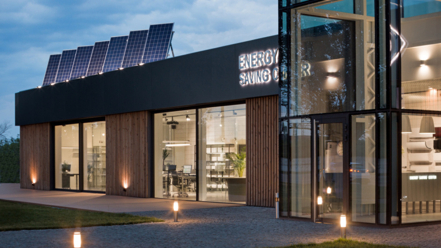 乌克兰节能中心办公室 - 现代节能家居展示平台-15
