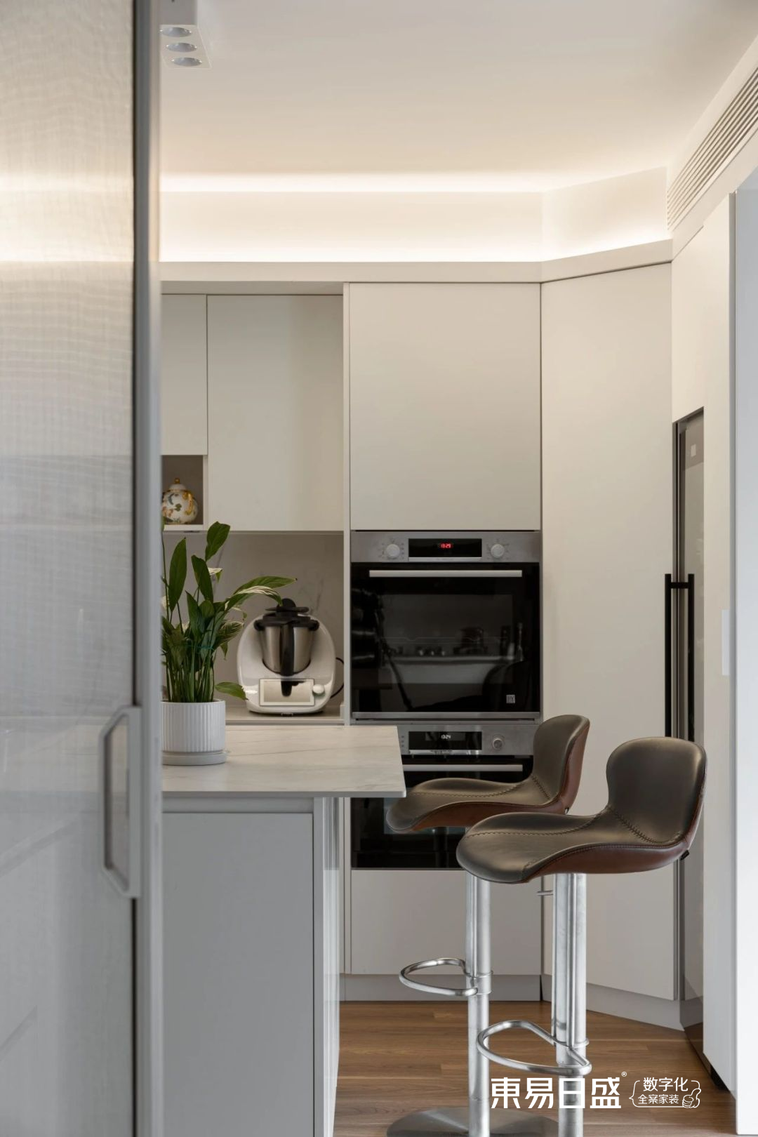 280平现代风复式装修，新中式元素巧妙融合，档次瞬间翻倍-46