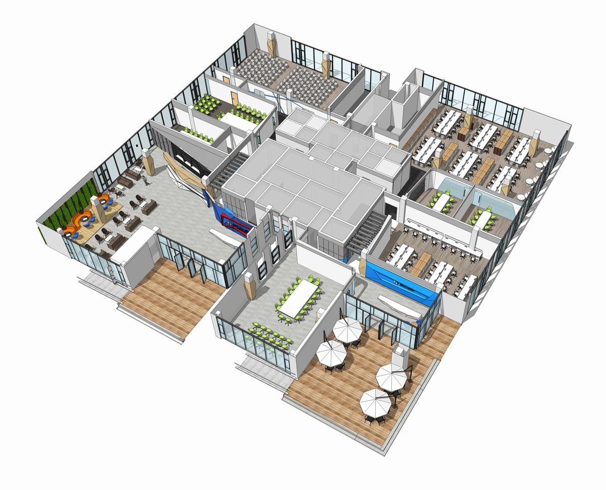 艾迪尔设计-腾讯众创空间（南京）办公楼-87