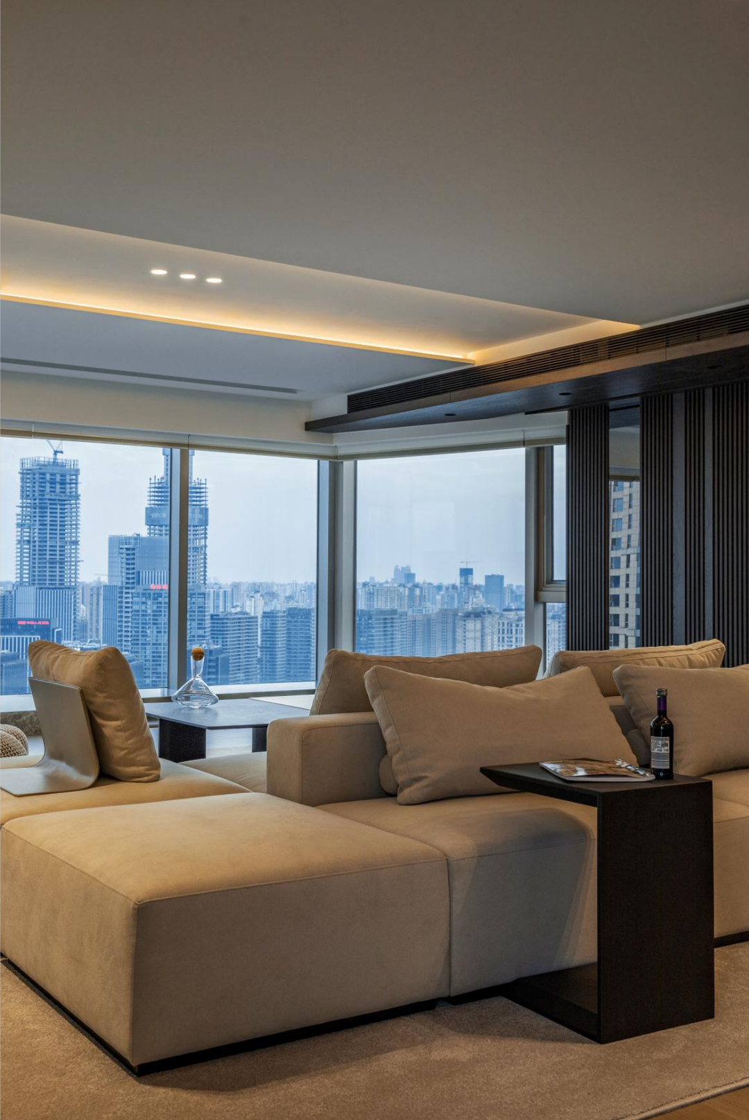 80㎡超凡视野客厅设计-40