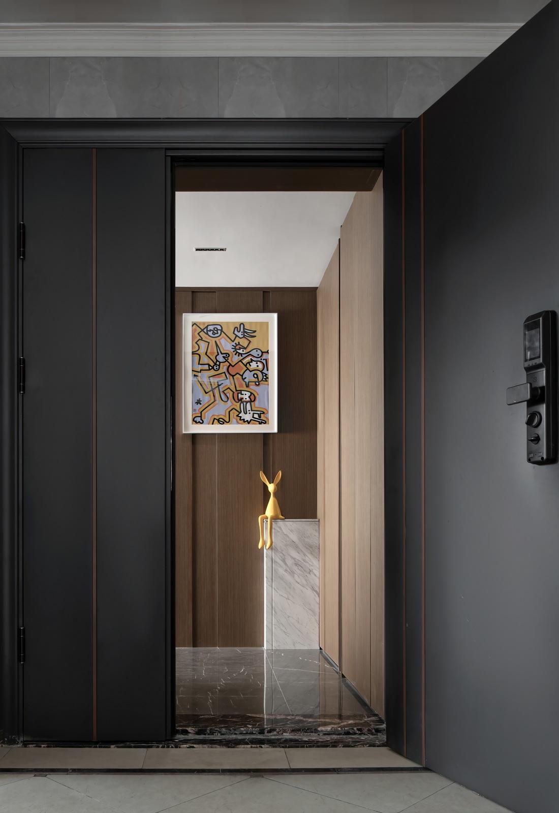 超大户型三代同堂的意式极简奢华设计-3