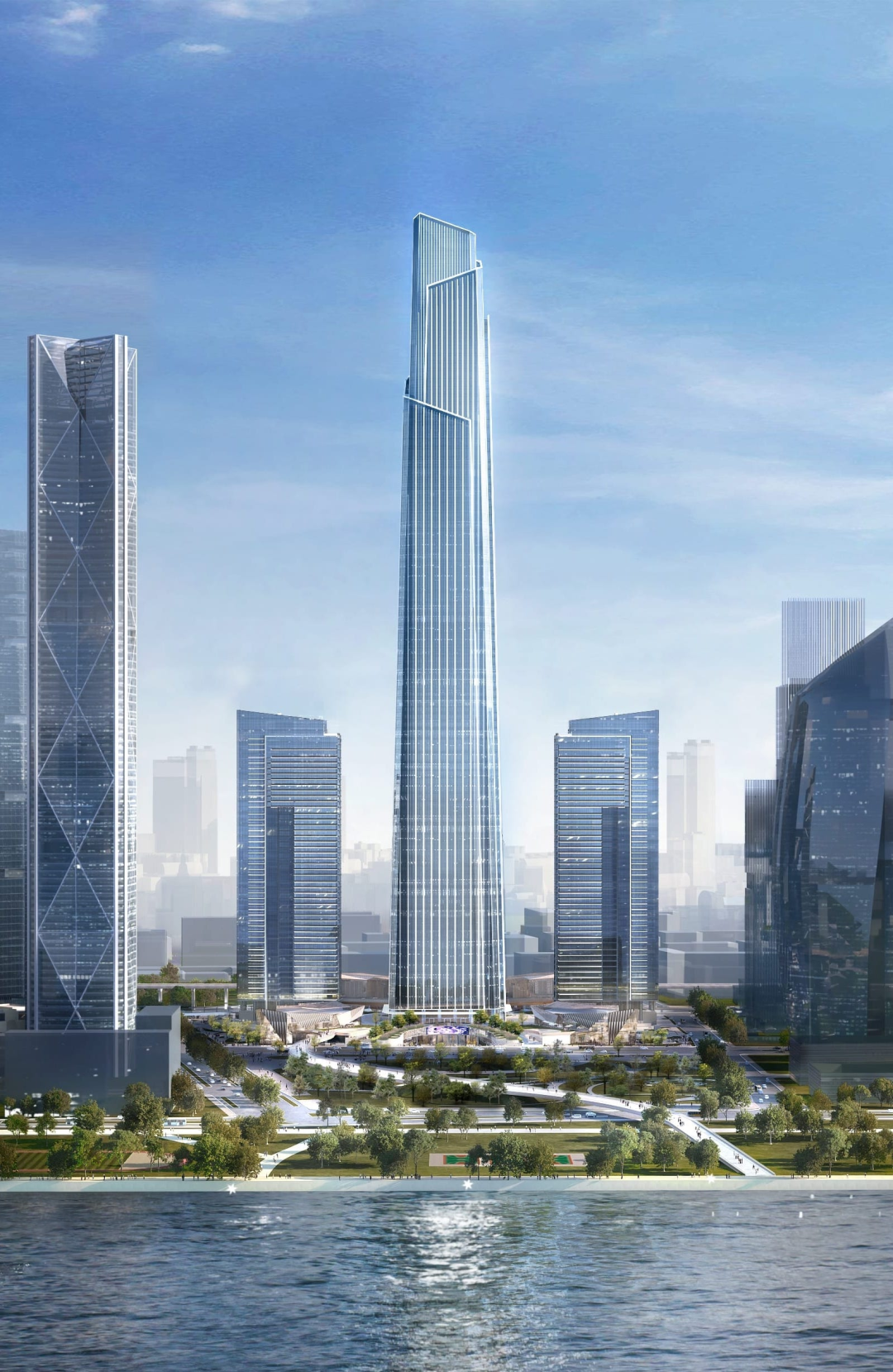 武汉周大福金融中心丨中国武汉丨吕元祥建筑师事务所-0