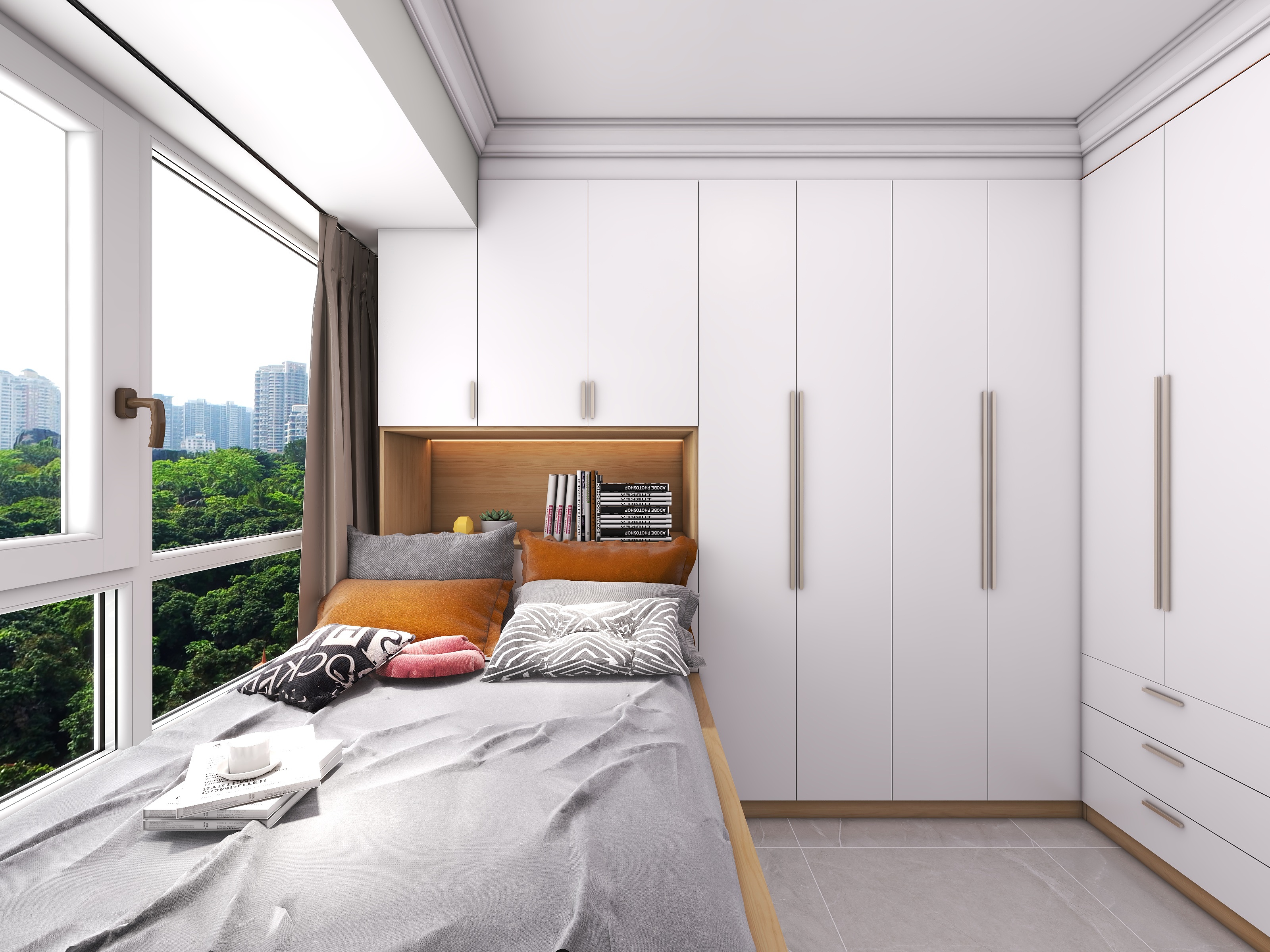 四川成都听湖九园（142平现代简约四居室）-68