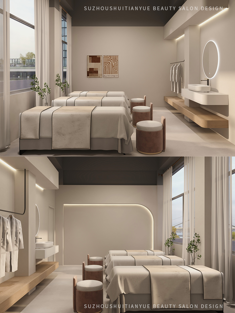 江苏苏州430平简约风美容院设计，温柔无距离感-8