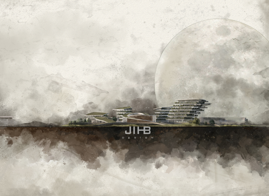 “回到未来”覆土建筑城市规划馆丨环境设计专业-16