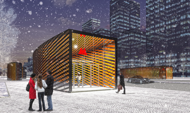 莫斯科地铁“下姆涅夫尼基”站竞赛项目丨俄罗斯莫斯科丨建筑集团DNK ag-32