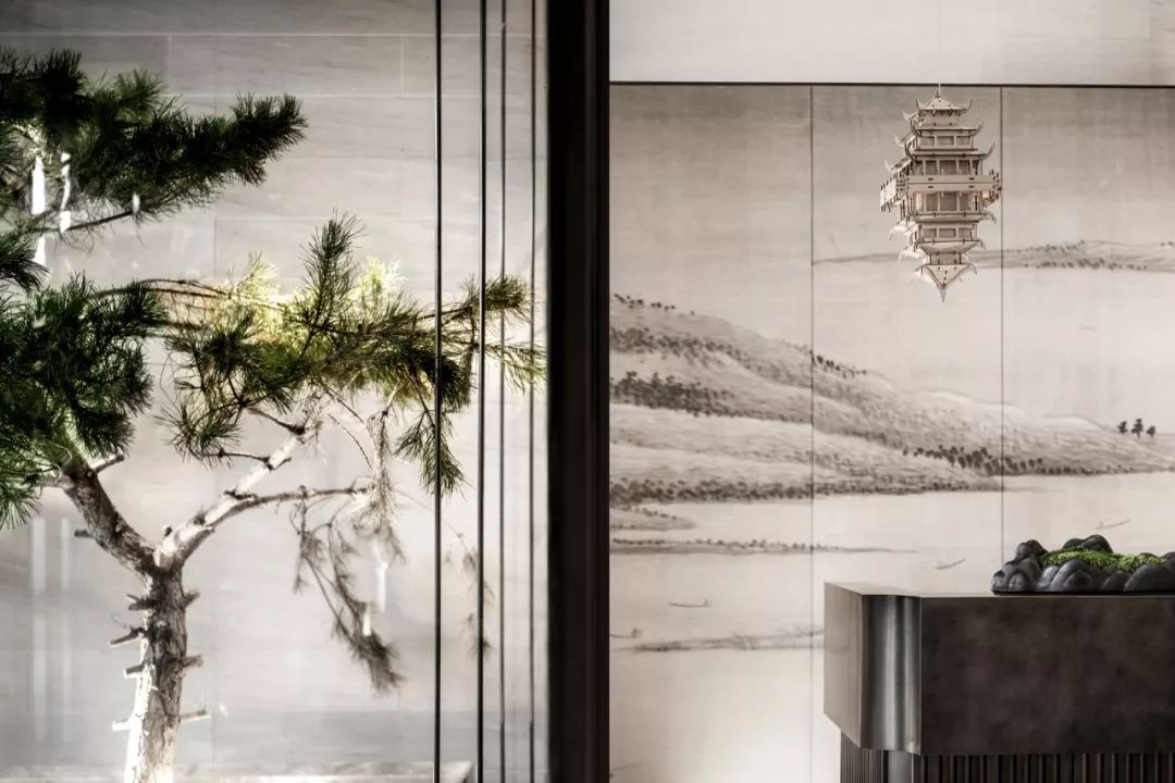 上湖嘉园营销中心 | 光影空间的人与景对话-46