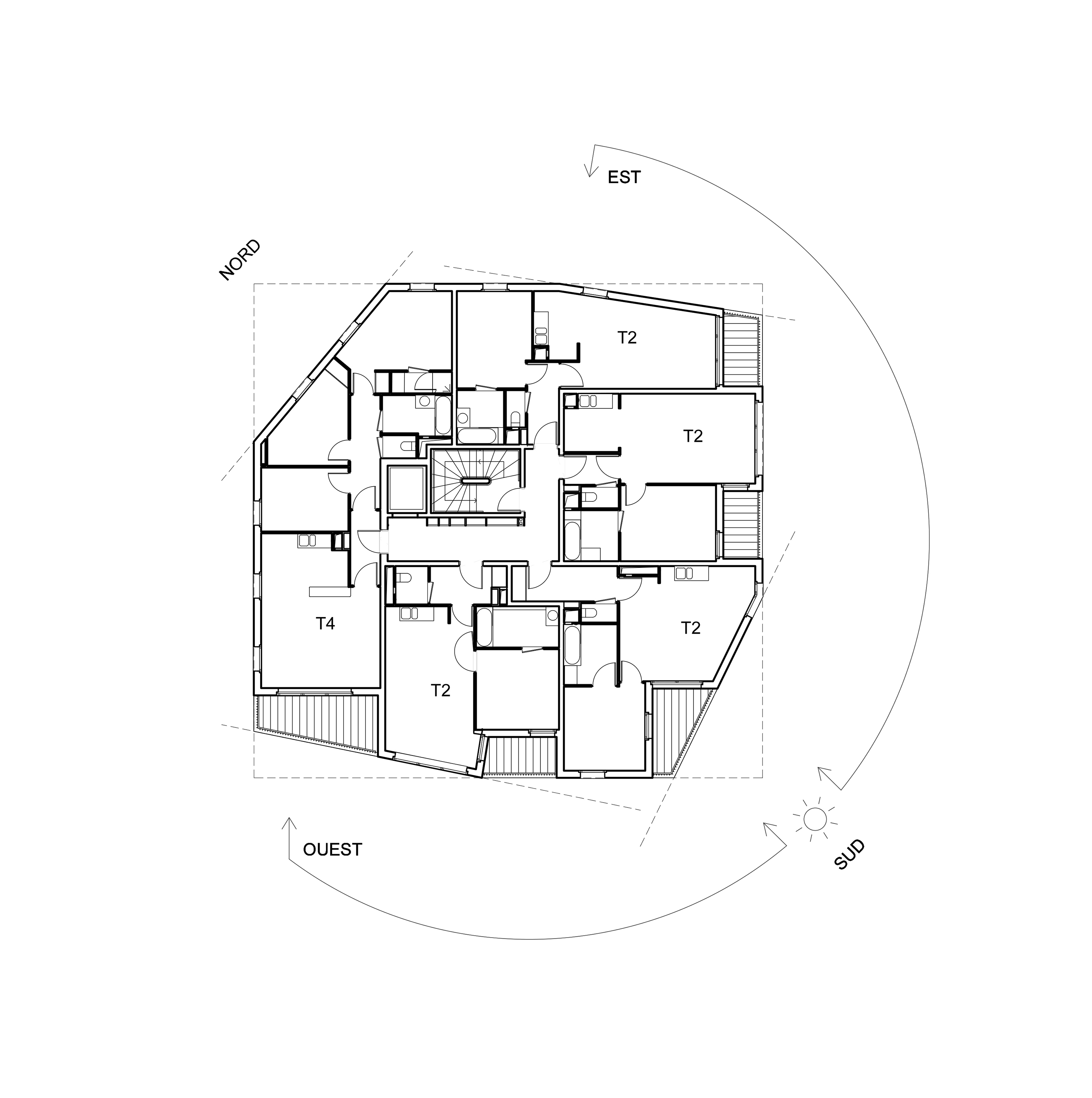 30 套住宅单元 · Benjamin Fleury 建筑事务所丨法国-40