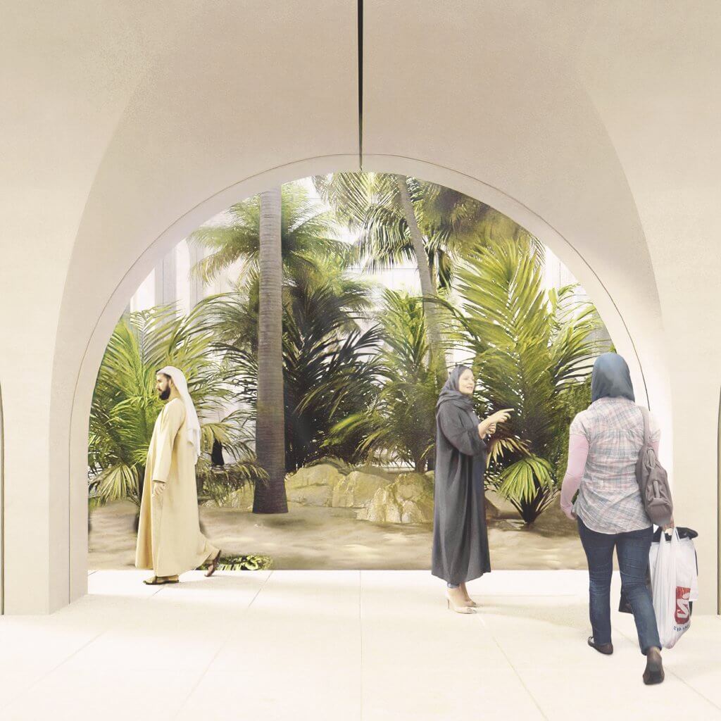 未提及（可暂以“基于OASIS等策略的城市系统设计”代称）丨阿联酋阿布扎比-17