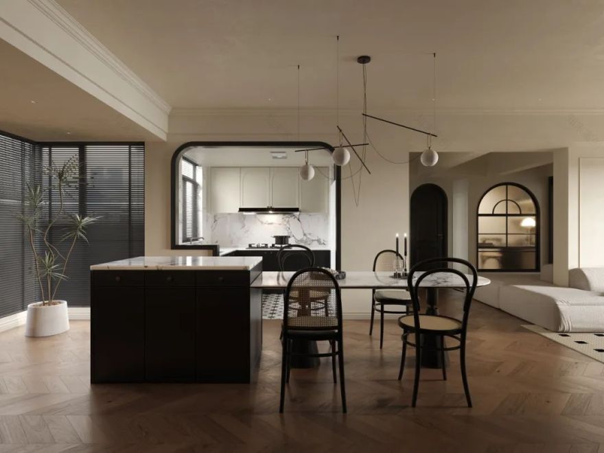 奶油法式复古风丨1218 设计事务所-32